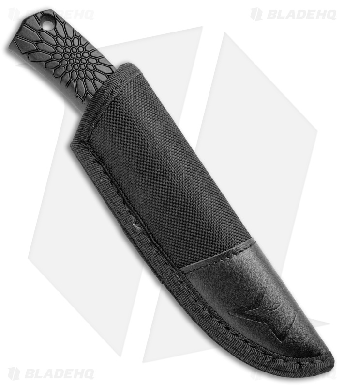 Fox Knives Vox Core Skinner Fixed Blade Knife Black (4" Satin) 02FX733