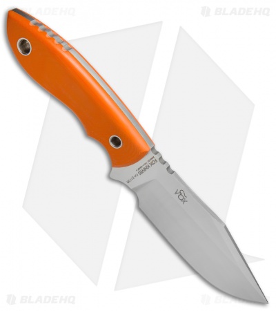 Fox Knives Vox Njall Fixed Blade Knife Orange G-10 (4.25" Satin) FX-511 OR