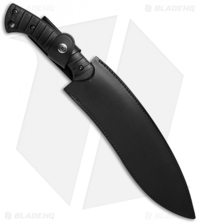 Fox Knives Kukri Fixed Blade Knife FRN (10.375" Black) FX-658