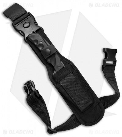 Fox Knives Tracker Utility Camp & Sniper Knife (5.875" Black) FX-9CM01B