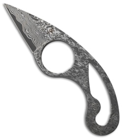 Fred Perrin La Griffe Fixed Blade Neck Knife (2" Damascus)