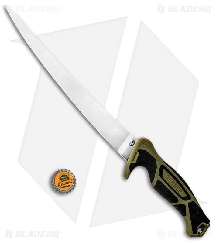 Gerber Controller 10" Fillet Fishing Knife Fixed Blade (10" Satin) 