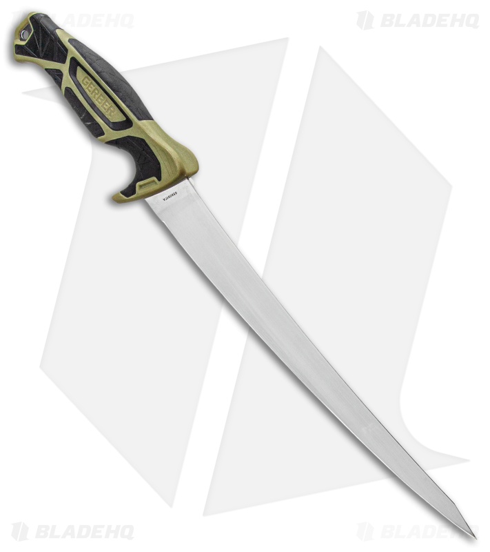 Gerber Controller 10" Fillet Fishing Knife Fixed Blade (10" Satin) 