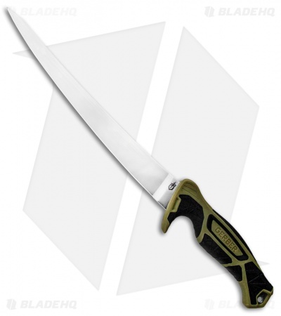 Gerber Controller 10" Fillet Fishing Knife Fixed Blade (10" Satin) 