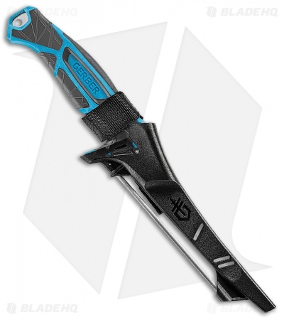 Gerber Controller 6" Fillet Fishing Knife Fixed Blade Blue (6" Satin) 