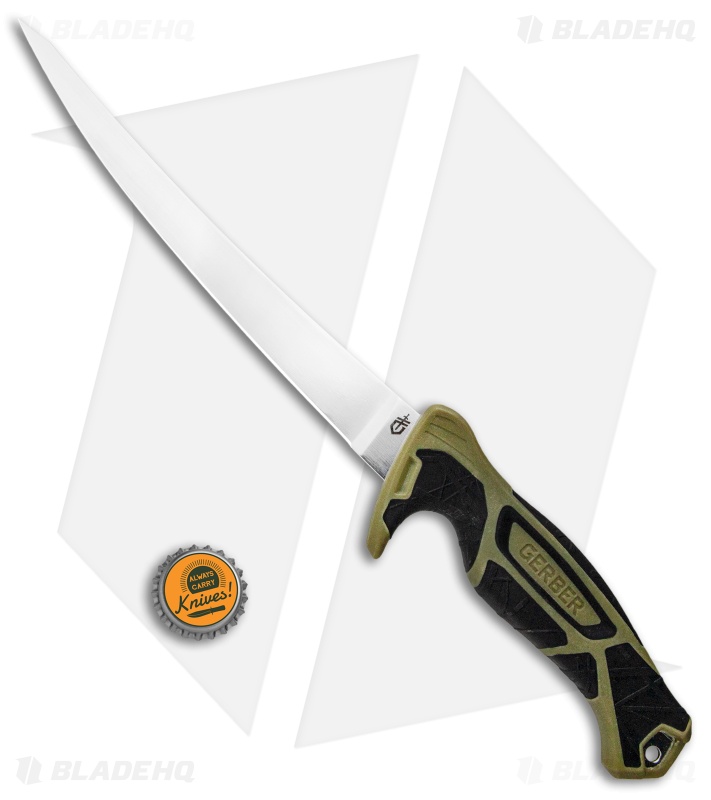 Gerber Controller 8" Fillet Fishing Knife Fixed Blade (8" Satin) 