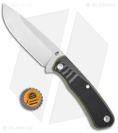 Gerber Downwind Drop Point Fixed Blade Flat Sage Green (4.3" Satin) 30-001818