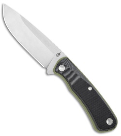 Gerber Downwind Drop Point Fixed Blade Flat Sage Green (4.3&quot; Satin) 30-001818 | 132031