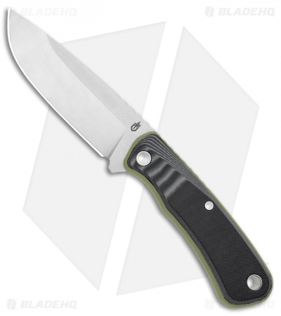 Gerber Downwind Drop Point Fixed Blade Flat Sage Green (4.3" Satin) 30-001818