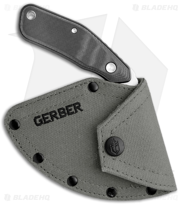 Gerber Downwind Ulu Fixed Blade Black G-10 (3.5" Satin) 30-001822