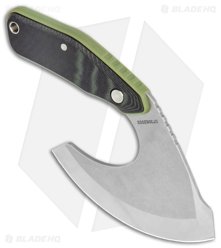 Gerber Downwind Ulu Fixed Blade Knife Flat Sage Green G-10 (3.5" SS) 30-001824