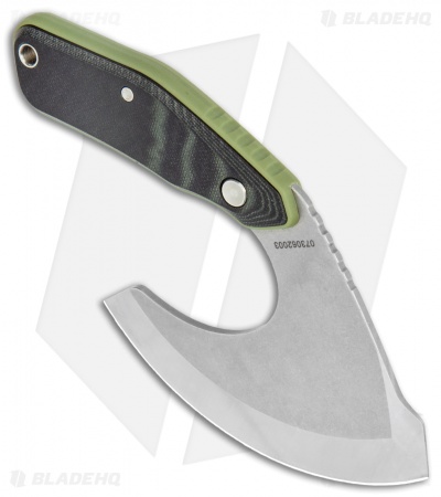 Gerber Downwind Ulu Fixed Blade Knife Flat Sage Green G-10 (3.5" SS) 30-001824