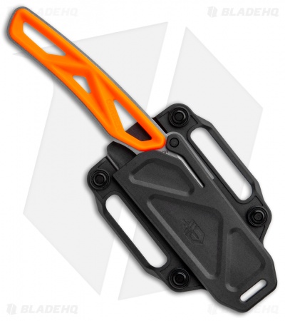 Gerber EXO-MOD Drop Point + EXO-MOD Caper Orange Rubber (3.8" Stonewash) 1069302