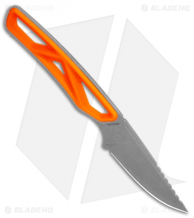 Gerber EXO-MOD Drop Point + EXO-MOD Caper Orange Rubber (3.8" Stonewash) 1069302