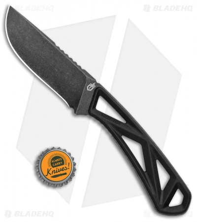 Gerber EXO-MOD Drop Point Fixed Blade Knife Black (Stonewash) 30-001800