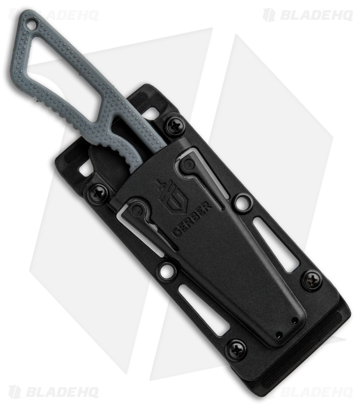 Gerber Ghostrike Fixed Blade Knife Gray Rubber (3.25" Stonewash BDZ-1)  