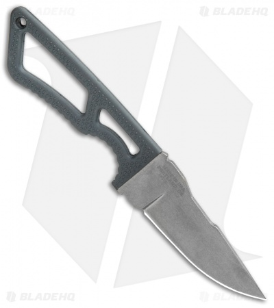 Gerber Ghostrike Fixed Blade Knife Gray Rubber (3.25" Stonewash BDZ-1)  