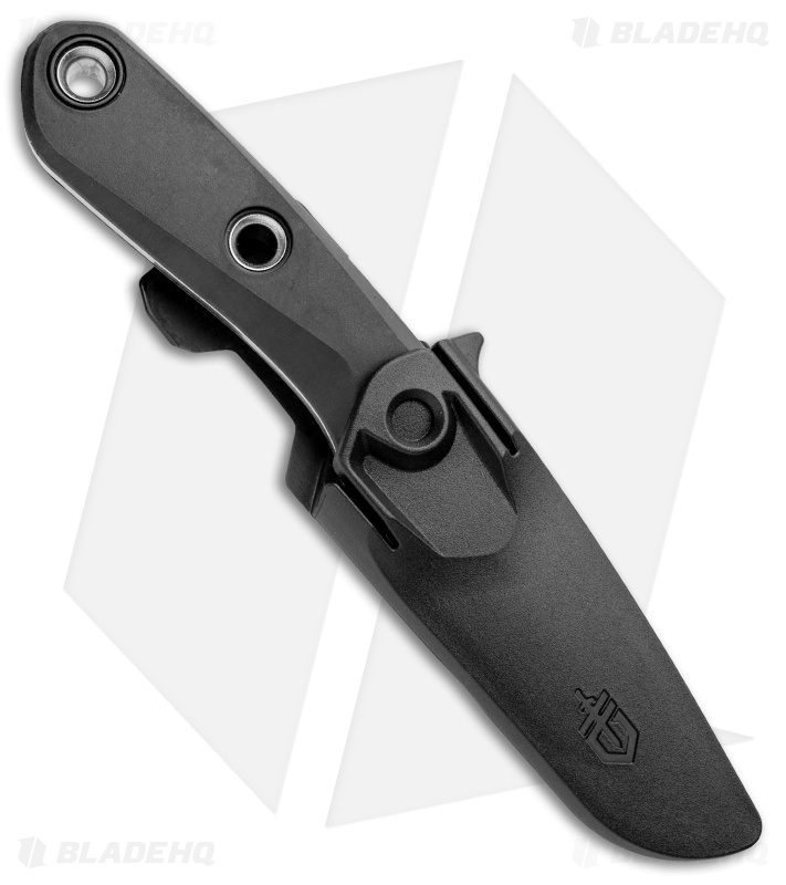 Gerber Principle Fixed Blade Knife Black Rubber (3" Stonewash 420HC) 30-001655