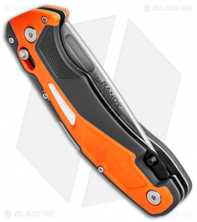 Gerber Randy Newberg DTS Pivot Lock Knife Gray/Orange Rubber (3.8" SW)