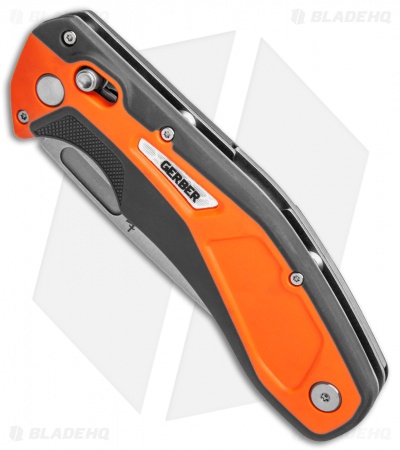 Gerber Randy Newberg DTS Pivot Lock Knife Gray/Orange Rubber (3.8" SW)