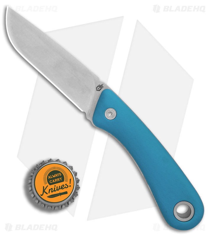 Gerber Spine Fixed Blade Knife Cyan Blue (3.75 Stonewash) 30-001498