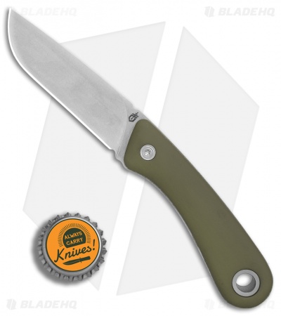 Gerber Spine Fixed Blade Knife Sage Green (3.75 Stonewash) 30-001497