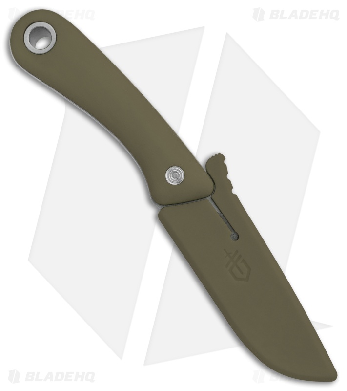 Gerber Spine Fixed Blade Knife Sage Green (3.75 Stonewash) 30-001497