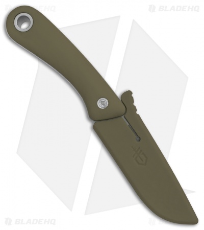 Gerber Spine Fixed Blade Knife Sage Green (3.75 Stonewash) 30-001497