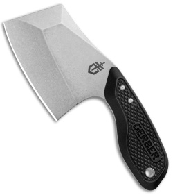 Gerber Tri-Tip Mini Cleaver Fixed Blade Knife Black Al (2&quot; Black) | 104690