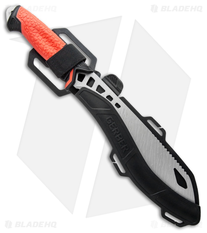 Gerber Versafix Pro Machete Fixed Blade Knife Red Blade HQ