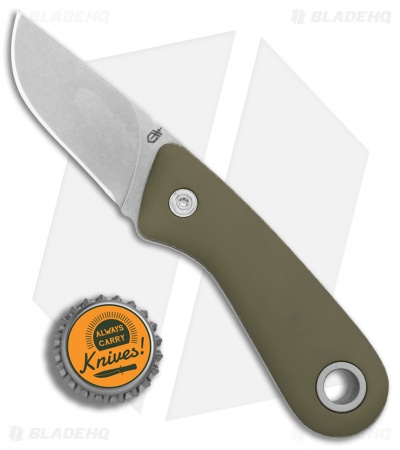Gerber Vertebrae Fixed Blade Knife Sage Green (2.4" Stonewash) 30-001500