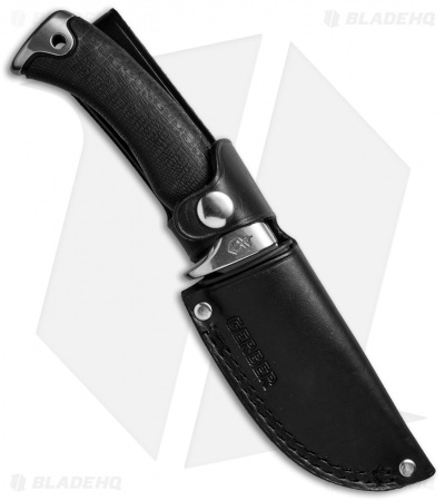 Gerber Gator Premium Drop Point Fixed Blade Knife (4" Polish) 30-001083
