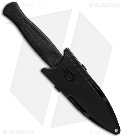 Gerber Guardian Back Up Double Edge Boot Knife 3 4 Black Blade Hq