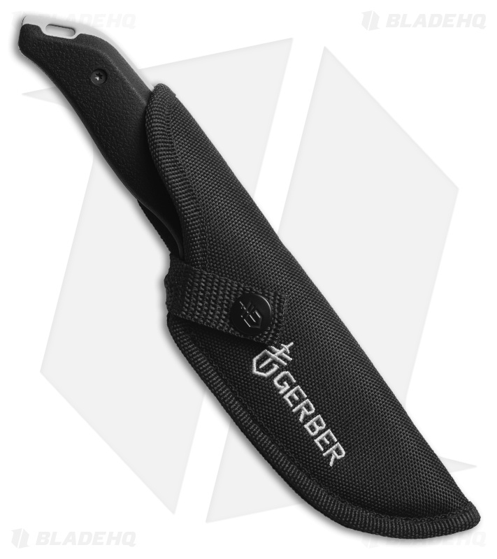 Gerber Moment Fixed Blade Knife Gut Hook (3.625" Bead Blast) 31-002200