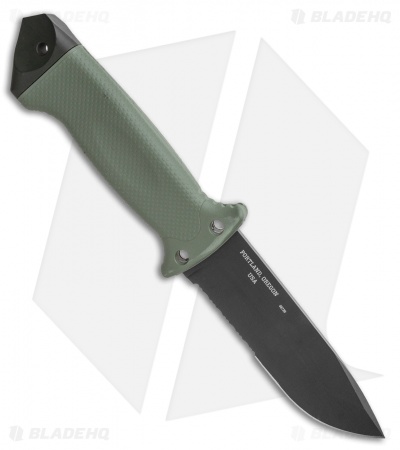 Gerber LMF II Infantry Green Fixed Blade Combat Knife (4.84" Black Serr) 1626