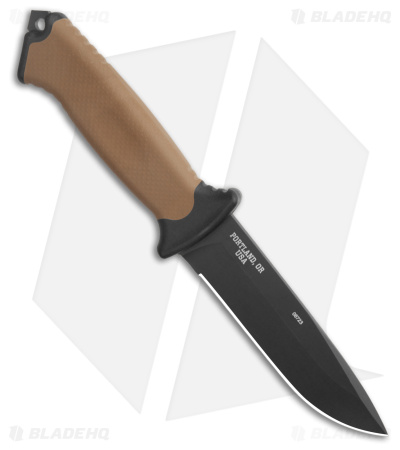 Gerber Prodigy Combat Fixed Blade Knife Tan/Black  (4.75" Black) 