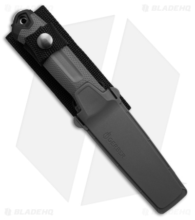 Gerber StrongArm Camp Fixed Blade Knife Gray GFN (4.1" Stonewash)  G1069216