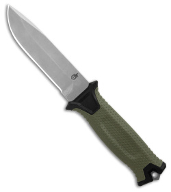 Gerber StrongArm Fixed Blade Knife OD Green (4.8&quot; Stonewash) | 198965