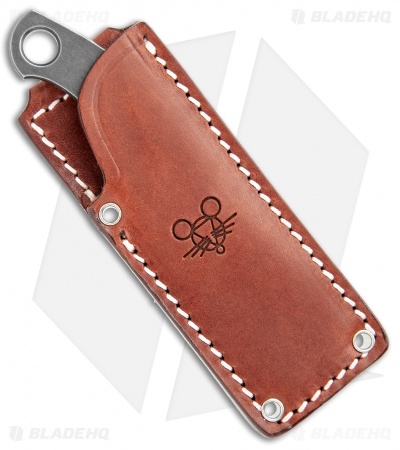 GiantMouse Vox/Anso GMF1-F 5mm Fixed Blade Knife (2.6" PVD Black M390) 
