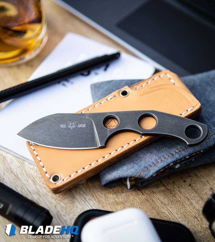 GiantMouse Vox/Anso GMF1-P 4mm Fixed Blade Knife (2.6