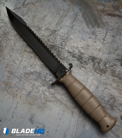 Glock Field Fixed Blade Knife Brown (6.5" Black) KD39179