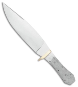 Tallen Coffin Bowie Fixed Blade Knife Blank (7.5&quot; Satin)  | 49614