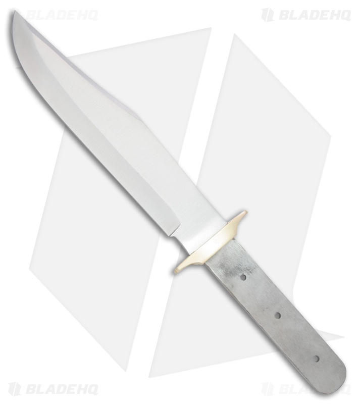 Tallen D.I.Y. Bowie Fixed Blade Knife Stainless Steel (9.75" Satin)