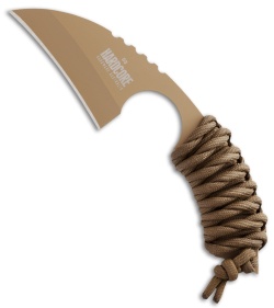 Hardcore Hardware LFK01 Fixed Blade Knife Coyote (2.75" Tan)