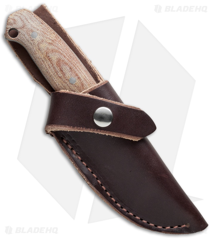 Hazen Knives Camp Knife Fixed Blade Micarta (3.125" Bead Blast) CAM18