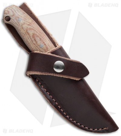 Hazen Knives Camp Knife Fixed Blade Micarta (3.125" Bead Blast) CAM18