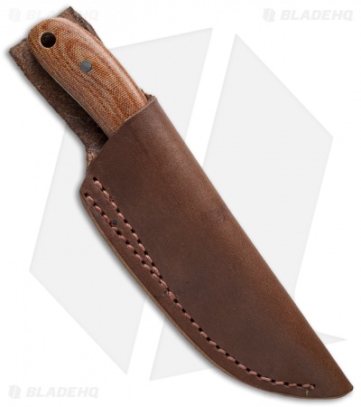 Hazen Knives Canoe Fixed Blade Knife Brown Micarta (2.875" Satin) CAN32