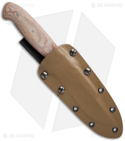 Hazen Knives Chute 2nd Gen Fixed Blade Knife Micarta (5.75" Bead Blast) CHT40