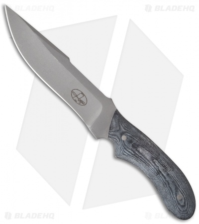 Hazen Knives Fighter Fixed Blade Knife Micarta (6" Bead Blast) NFT31
