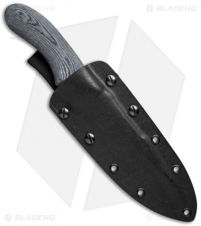 Hazen Knives Fighter Fixed Blade Knife Micarta (6" Bead Blast) NFT31